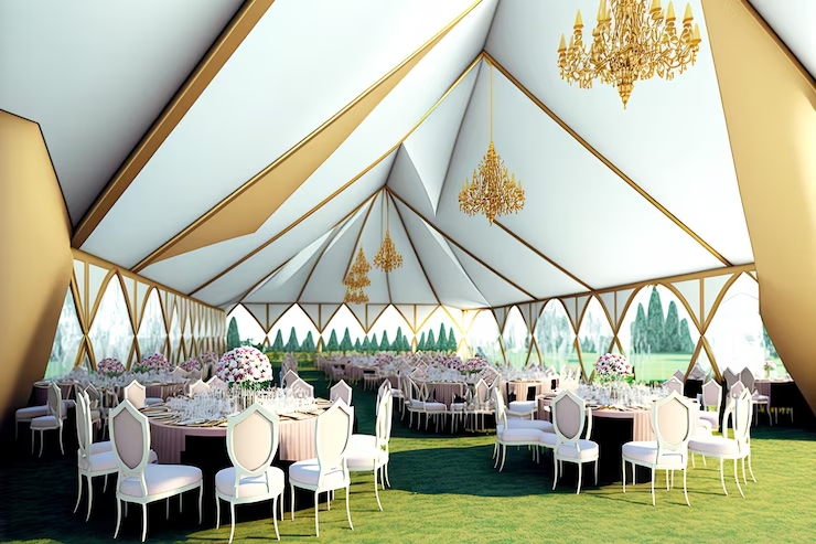 O papel das tendas na logística de eventos